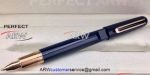 Perfect Replica AAA Montblanc M Marc Newson Rollerball Pen - Blue and Rose Gold Clip